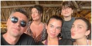 Dua with her parents and two siblings. (Image via Instagram/AnesaLipa )